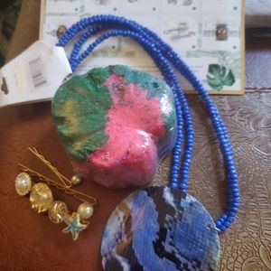 7 item 🎁 set Island time bath bomb with surprise